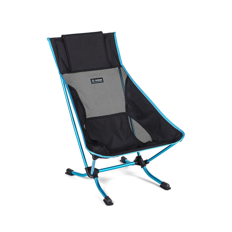 HELINOX Beach Chair, black/cyan blue